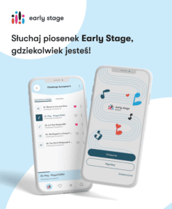 Aplikacja muzyczna dla uczniów Early Stage, którzy mogą korzystać z nagrań także w domach.