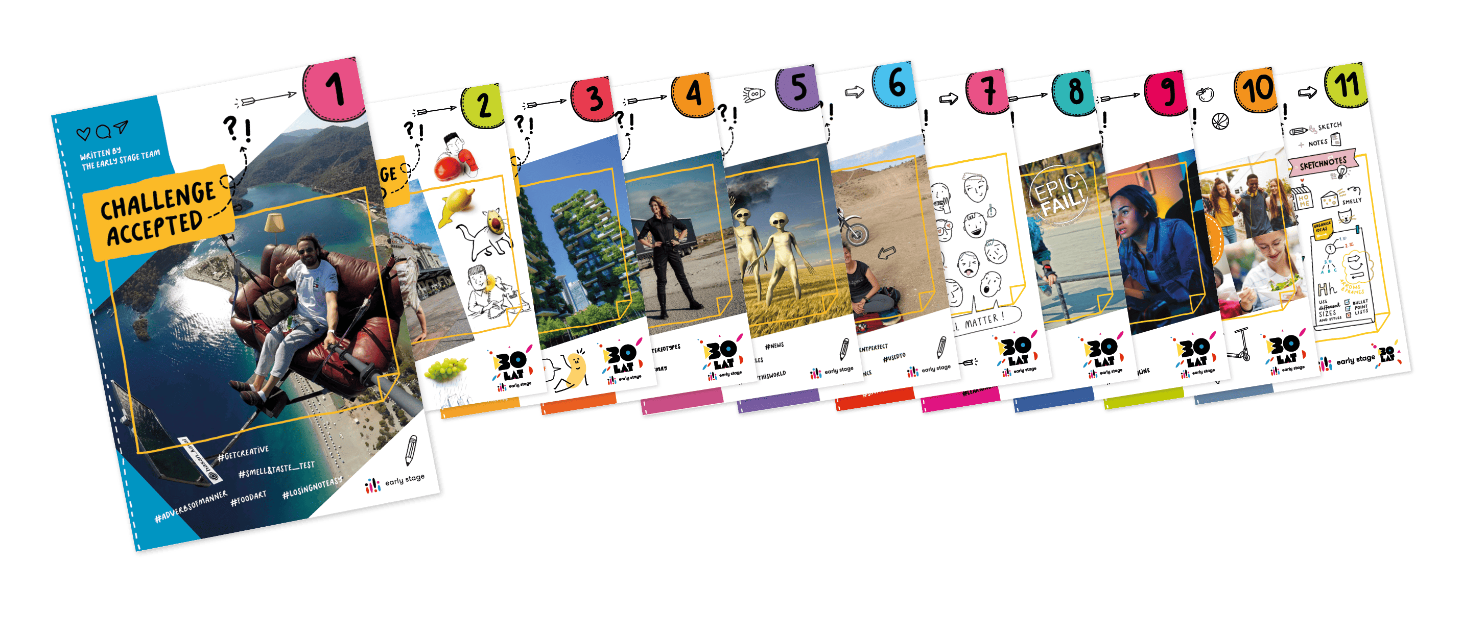 podreczniki z serii challenge accepted opracowane i wykorzystywane przez Early Stage, placówki w całej Polsce